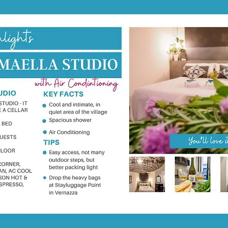 Camaella Luxury With Ac * Vernazza